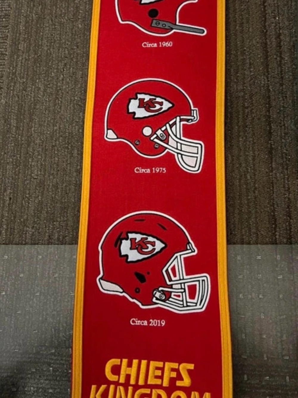 Kansas City Chiefs Heritage Banner